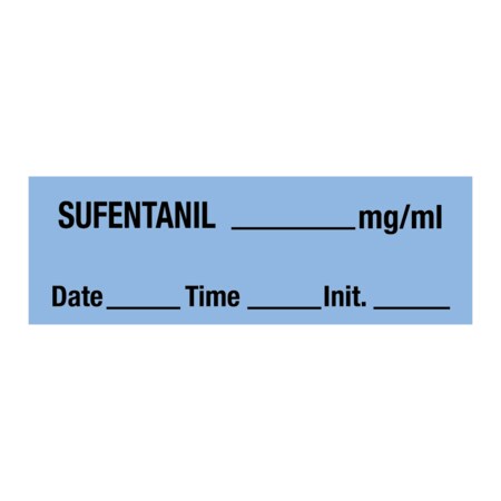 Sufentanil___mg/ml DTI 1/2 X 500 Blue W/Black